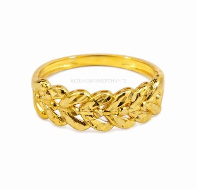 Merchant9 Cincin Emas Leaf  L:0.6CM