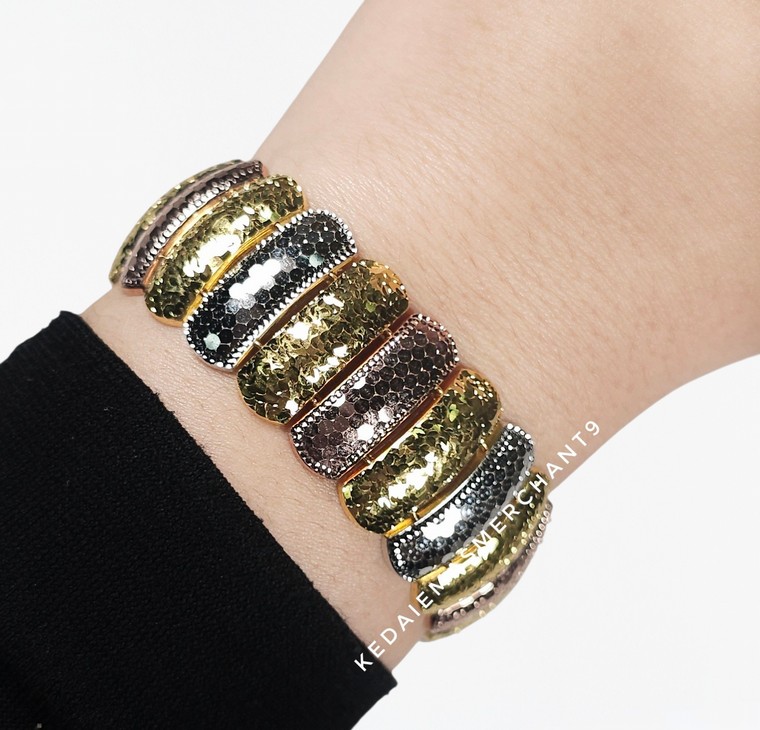 Merchant9 Rantai Tangan Pulut Dakap Leona Honeycomb 3C L:2CM