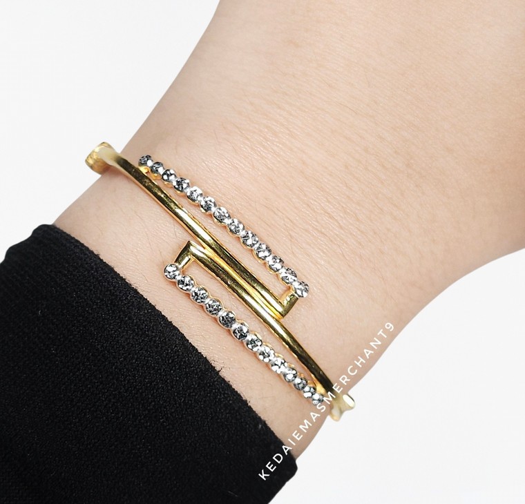 Merchant9 Gelang Silang L:1.3CM
