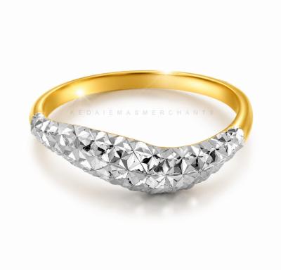 Merchant9 Cincin Emas Wave Dimensi Chrome