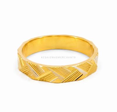 Merchant9 Cincin Belah Rotan Geometric Stripe Padu