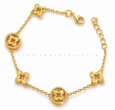Merchant9 Rantai Tangan Sauh Fleur L:1CM