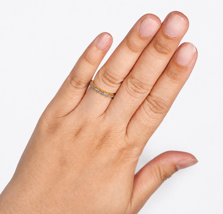 Merchant9 Cincin Emas FD Diamond Cut 2C L:0.3CM