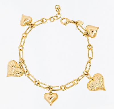 Merchant9 Rantai Tangan Paperclip Kendi Gantung Love L:0.55CM