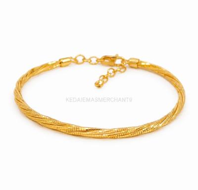 Merchant9 Gelang Twist Dimensi L:0.3CM