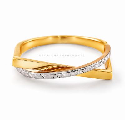 Merchant9 Cincin Emas Square Silang 2C Minimalist