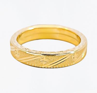 Merchant9 Cincin Emas Belah Rotan Pasir Star L:0.4CM