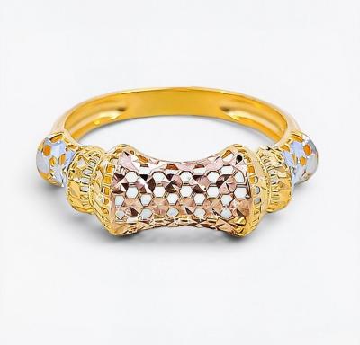 Merchant9 Cincin Emas Bamboo Kerawang 3C