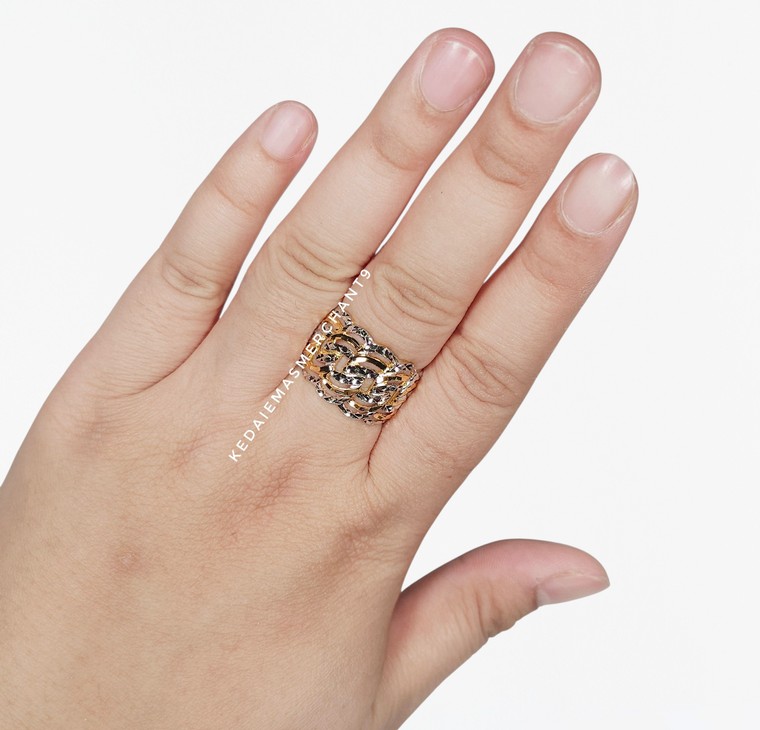 Merchant9 Cincin Emas Coco Dimensi 2C L:1.5CM