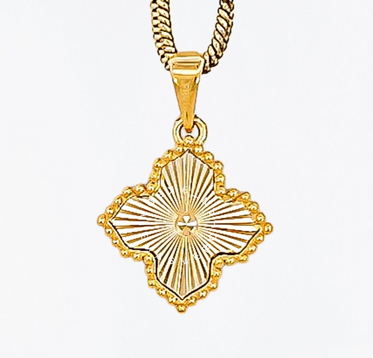Merchant9 Loket Clover Fullgold L:1.3CM