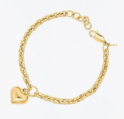Merchant9 Rantai Tangan Sauh Oval Love Polish L:0.4CM