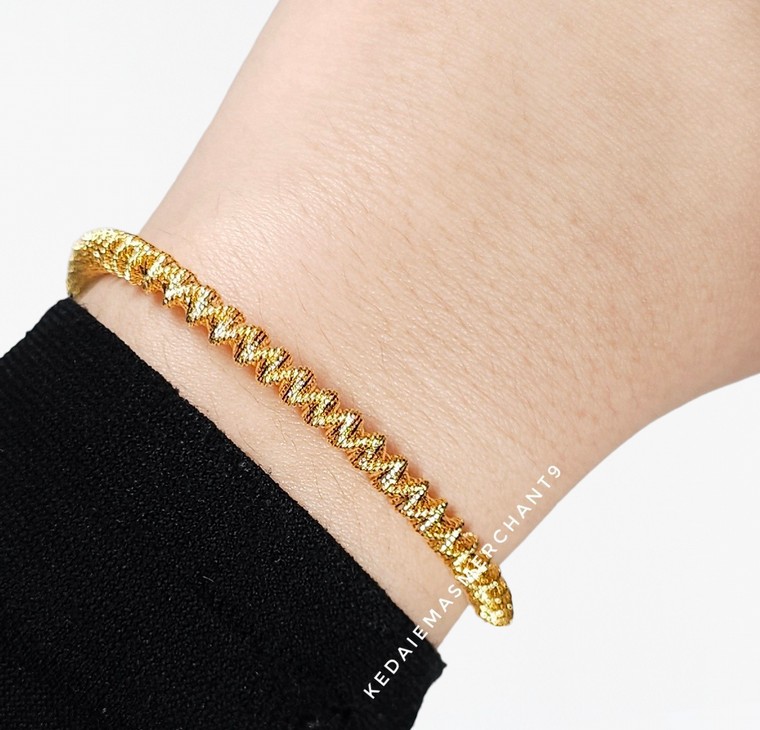 Merchant9 Rantai Tangan Pintal Twist Cecelia L:0.4CM