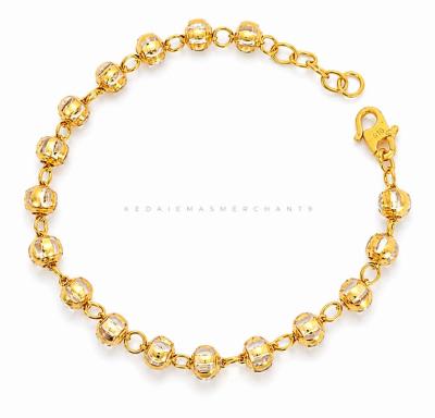 Merchant9 Rantai Tangan Boba Half Moon 2C L:0.5CM