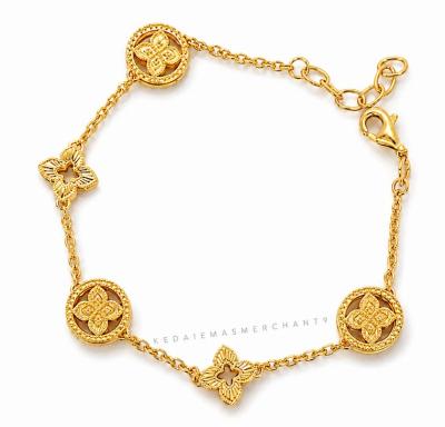 Merchant9 Rantai Tangan Sauh Fleur II L:1CM