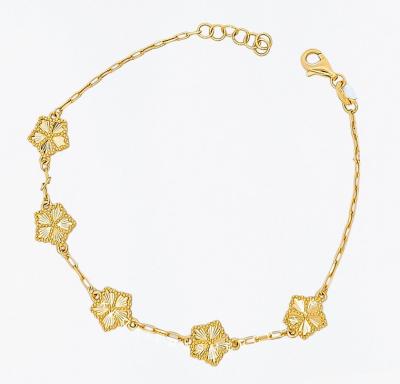 Merchant9 Rantai Tangan Paperclip Flower