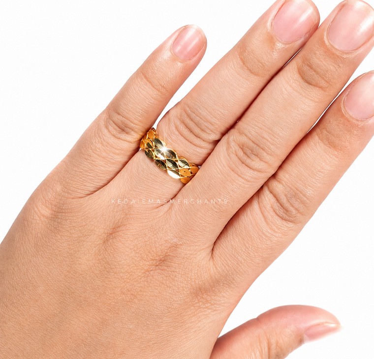 Merchant9 Cincin Emas Cek Mek 3L L:0.65CM