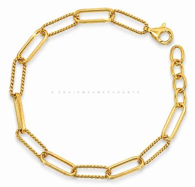 Merchant9 Rantai Tangan Paperclip Rope L:0.5CM
