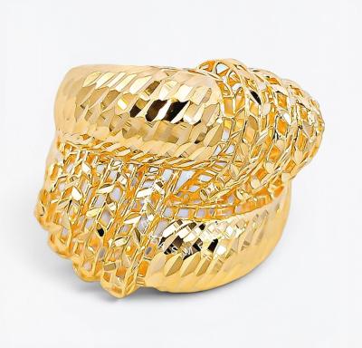 Merchant9 Cincin Emas Lintah Silang Dimensi Kerawang