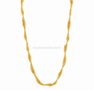 Merchant9 Rantai Leher Megan Tocang 2 Boba L:0.45CM