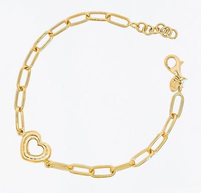 Merchant9 Rantai Tangan Paperclip Choker Love L:1CM