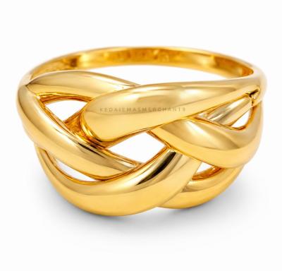 Merchant9 Cincin Emas Tocang Polish L:1.2CM
