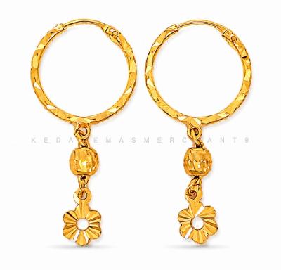 Merchant9 Subang Dangle Flower L:1CM