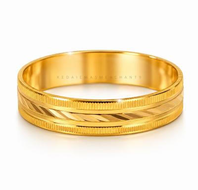 Merchant9 Cincin Emas Belah Rotan Line Slash