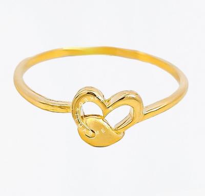 Merchant9 Cincin Love Leaf Matte Minimalist