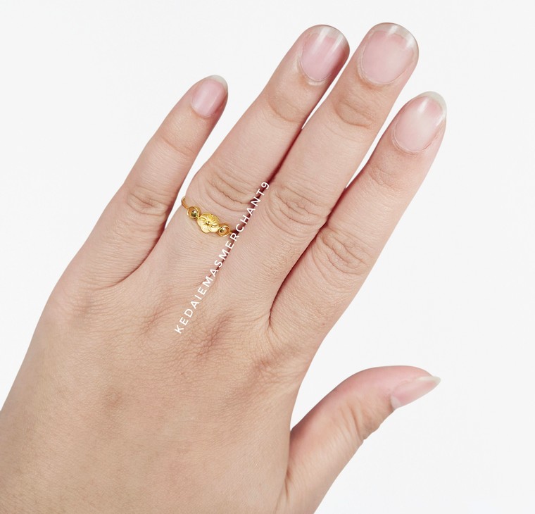 Merchant9 Cincin Bunga Matte Minimalist