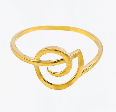 Merchant9 Cincin Emas Swirl Minimalist