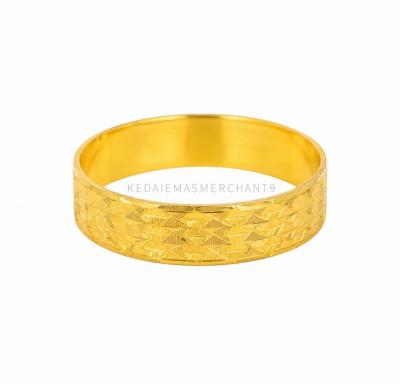 Merchant9 Cincin Emas Belah Rotan Dimensi Star L:0.4CM