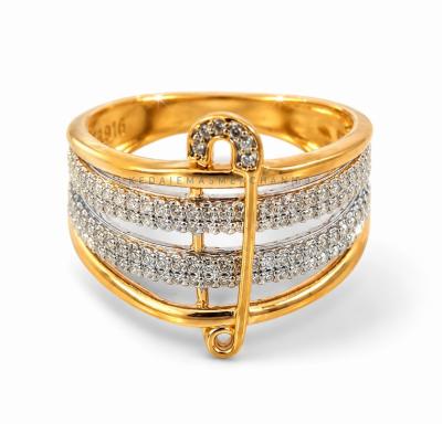 Merchant9 Cincin Emas Celeste Embrace Lintah Diamond Cut 2C