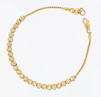 Merchant9 Rantai Tangan Choker Sauh Petak Candy Honeycomb L:0.4CM