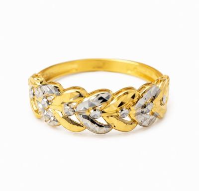 Merchant9 Cincin Emas Leaf Diamond Cut 2C L:0.6CM
