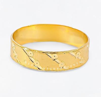 Merchant9 Cincin Emas Belah Rotan Line Dot