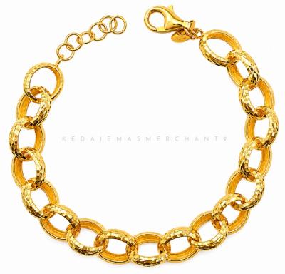 Merchant9 Rantai Tangan Sauh Oval Dimensi L:1CM