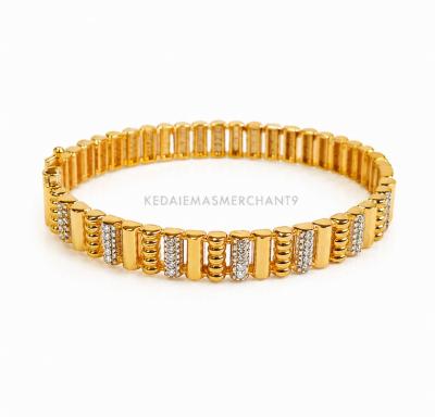 Merchant9 Gelang Tetris Diamond Cut L:0.7CM