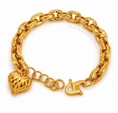 Merchant9 Rantai Tangan Sauh Dimensi Love L:0.6CM