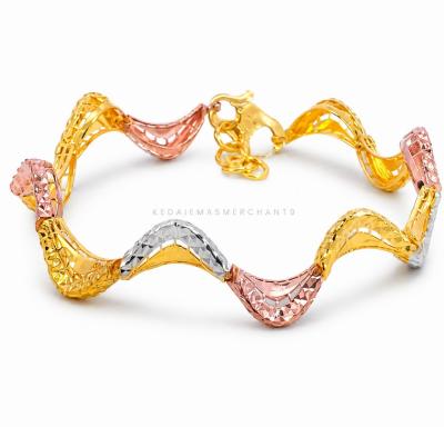 Merchant9 Rantai Tangan Wave Dimensi 3C L:0.5CM