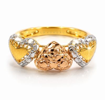 Merchant9 Cincin Emas Love 3D Kerawang 3C