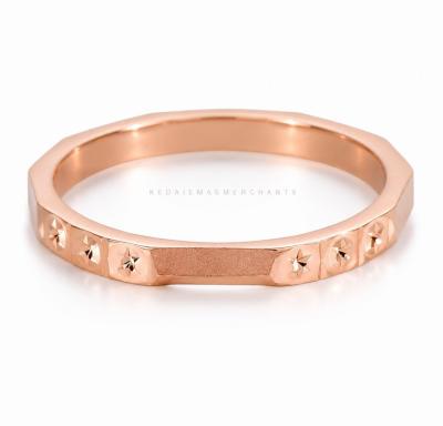 Merchant9 Cincin Belah Rotan Minimalist Rose Gold