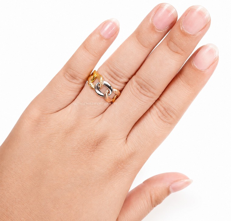 Merchant9 Cincin Emas Gajah Pasir 3C L:0.9CM