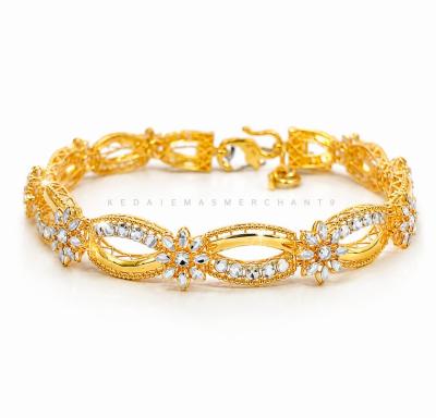 Merchant9 Rantai Tangan Oval Bunga Melur 2C L:0.75CM
