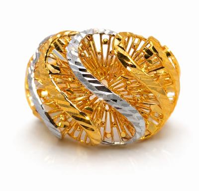 Merchant9 Cincin Emas Lintah Wave Kerawang 2C L:1.6CM