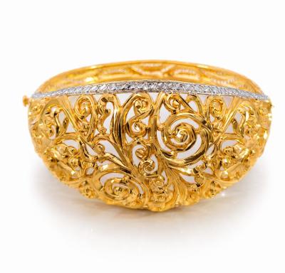 Merchant9 Gelang Oval Lintah Kerawang 2C L:3.2CM
