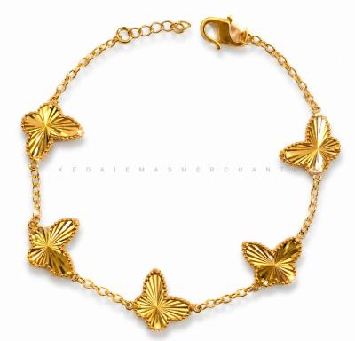 Merchant9 Rantai Tangan Choker Polo Butterfly Dimensi L:1.3CM