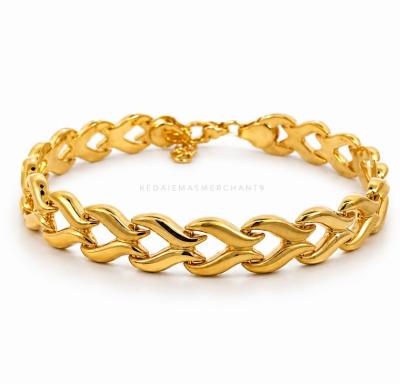 Merchant9 Rantai Tangan Tocang Royale L:0.75CM