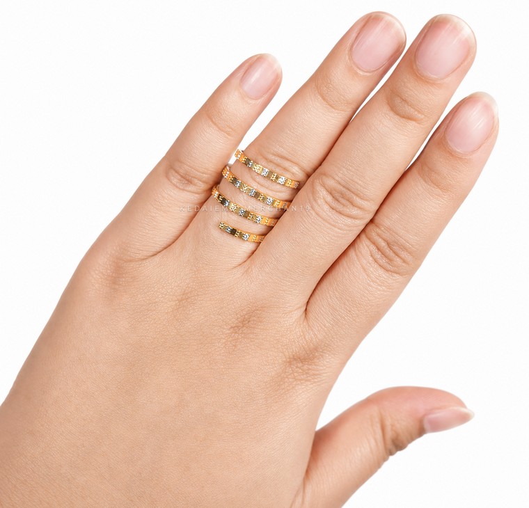 Merchant9 Cincin Snake Dot 2 Chrome