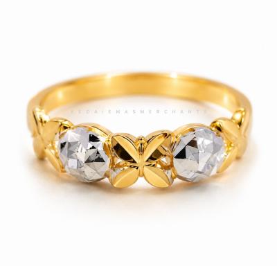 Merchant9 Cincin Emas Bunga Tanjung Circle 2C L:0.4CM