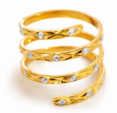 Merchant9 Cincin Snake X Dot Chrome